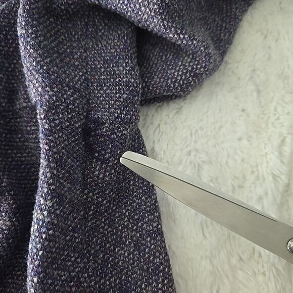 Henry Lee VTG Secretary Purple Midi Geometric Dress Large‎ Career Mature - Picture 8 of 8